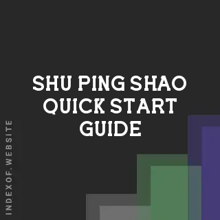 Shu-ping Shao Quick Start Guide | Indexof