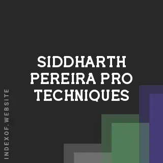 Siddharth Pereira Pro Techniques | Indexof