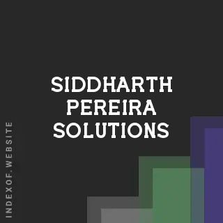 Siddharth Pereira Solutions | Indexof