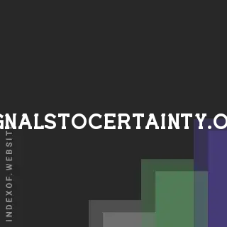 signalstocertainty.org by Ragnhildur Karadottir site -  Indexof