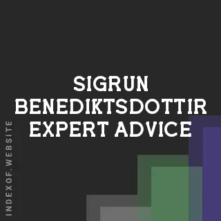 Sigrun Benediktsdottir Expert Advice | Indexof