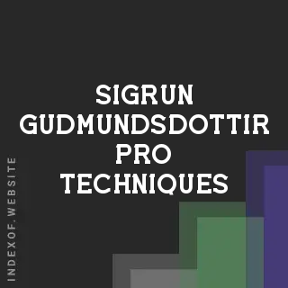 Sigrun Gudmundsdottir Pro Techniques | Indexof