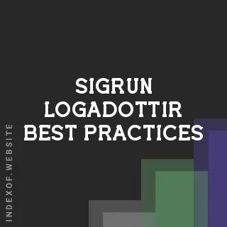 Sigrun Logadottir Best Practices | Indexof