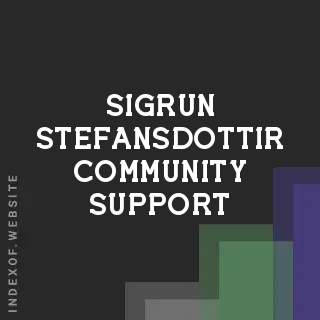 Sigrun Stefansdottir Community Support | Indexof