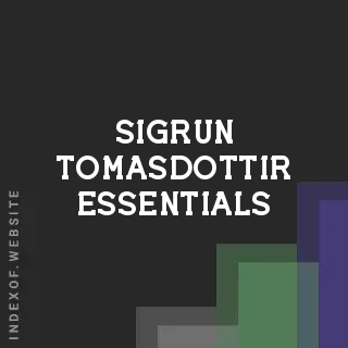 Sigrun Tomasdottir Essentials | Indexof