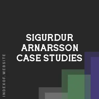 Sigurdur Arnarsson Case Studies | Indexof