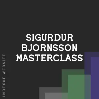 Sigurdur Bjornsson Masterclass | Indexof