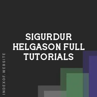 Sigurdur Helgason Full Tutorials | Indexof