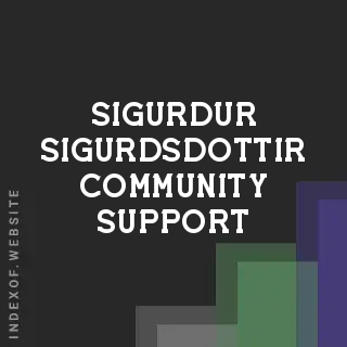 Sigurdur Sigurdsdottir Community Support | Indexof