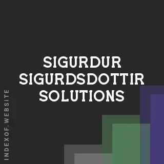 Sigurdur Sigurdsdottir Solutions | Indexof