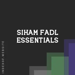 Siham Fadl Essentials | Indexof