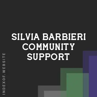 Silvia Barbieri Community Support | Indexof
