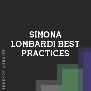 Simona Lombardi Best Practices | Indexof