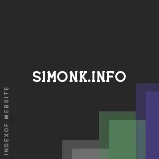 simonk.info by Domenico Pugliese site -  Indexof