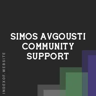 Simos Avgousti Community Support | Indexof
