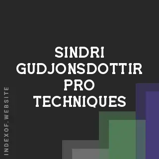 Sindri Gudjonsdottir Pro Techniques | Indexof