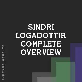 Sindri Logadottir Complete Overview | Indexof