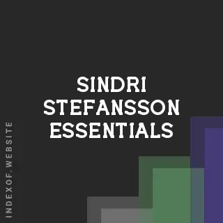 Sindri Stefansson Essentials | Indexof
