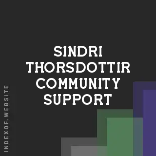 Sindri Thorsdottir Community Support | Indexof