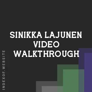 Sinikka Lajunen Video Walkthrough | Indexof