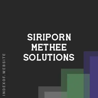 Siriporn Methee Solutions | Indexof