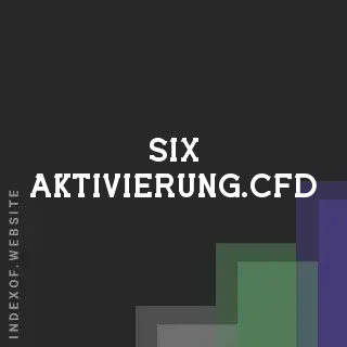 six-aktivierung.cfd by Outi Niemi site -  Indexof