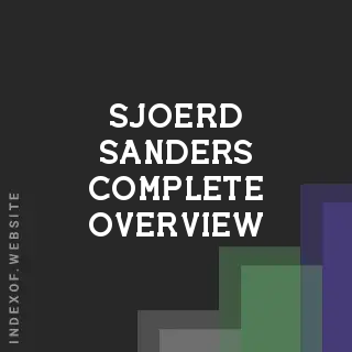 Sjoerd Sanders Complete Overview | Indexof