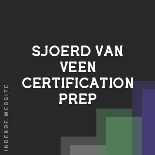 Sjoerd van Veen Certification Prep | Indexof