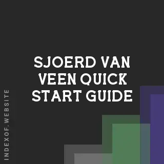 Sjoerd van Veen Quick Start Guide | Indexof