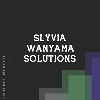 Slyvia Wanyama Solutions | Indexof