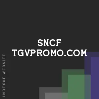 sncf-tgvpromo.com by Alina Voinea site -  Indexof