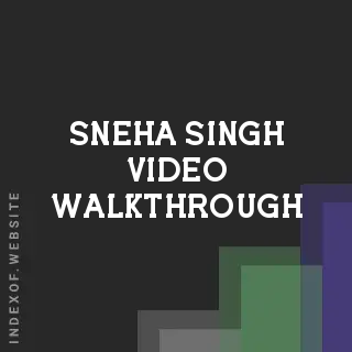 Sneha Singh Video Walkthrough | Indexof