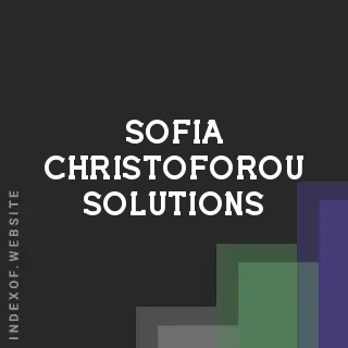 Sofia Christoforou Solutions | Indexof