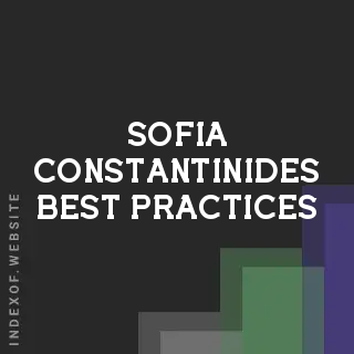 Sofia Constantinides Best Practices | Indexof