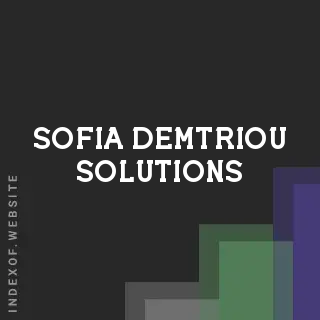Sofia Demtriou Solutions | Indexof