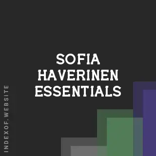 Sofia Haverinen Essentials | Indexof