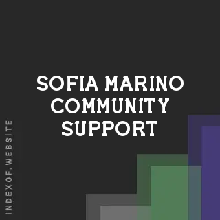 Sofia Marino Community Support | Indexof