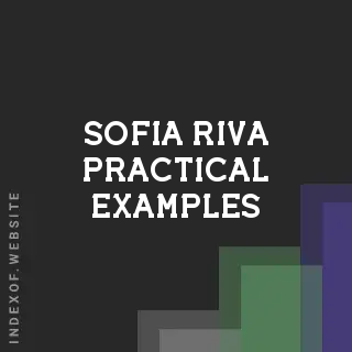 Sofia Riva Practical Examples | Indexof
