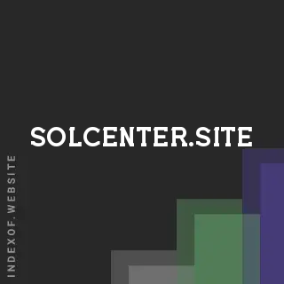 solcenter.site by Fannar Tomasson site -  Indexof