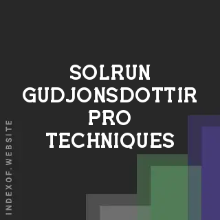 Solrun Gudjonsdottir Pro Techniques | Indexof