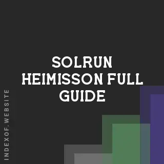 Solrun Heimisson Full Guide | Indexof