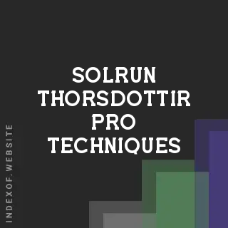 Solrun Thorsdottir Pro Techniques | Indexof