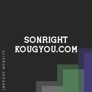 sonright-kougyou.com by Karan Ahmed site -  Indexof