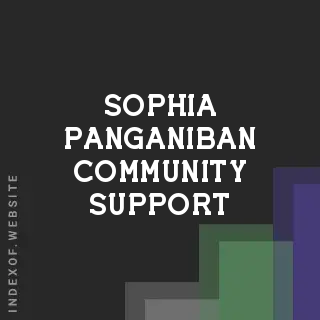 Sophia Panganiban Community Support | Indexof
