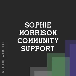 Sophie Morrison Community Support | Indexof