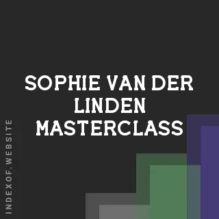 Sophie van der Linden Masterclass | Indexof