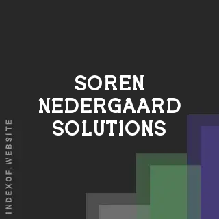 Soren Nedergaard Solutions | Indexof