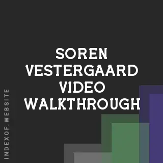 Soren Vestergaard Video Walkthrough | Indexof