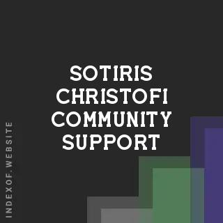 Sotiris Christofi Community Support | Indexof