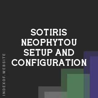Sotiris Neophytou Setup and Configuration | Indexof